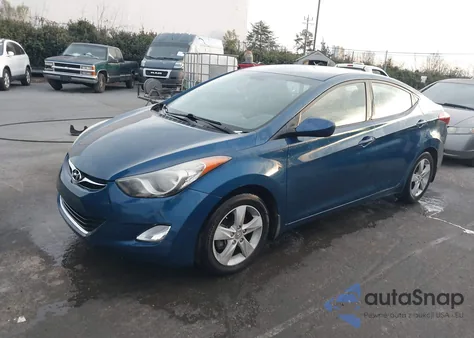 2013 Hyundai Elantra Gls from USA, damaged, VIN KMHDH4AE7DU966836